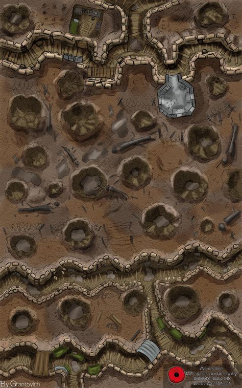 An Aerial View Of A Map With Several Small Holes In The Ground And One