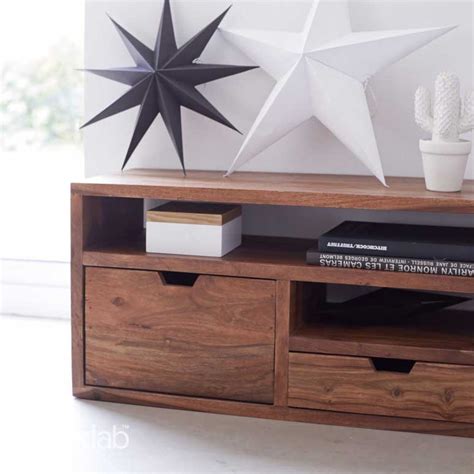 Buy Cube Design Small Teak Tv Stand Online Teaklab