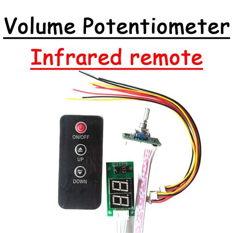 Двойной цифровой потенциометр с дистанционным управлением | AliExpress