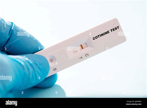 Cotinine Test Rapid Test Cassette in doctor hand Stock Photo - Alamy