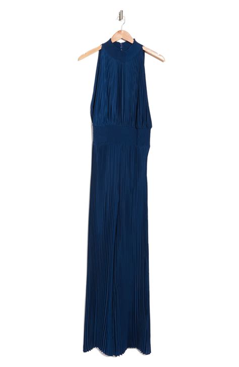 Marina Pleated Halter Neck Jumpsuit Nordstromrack