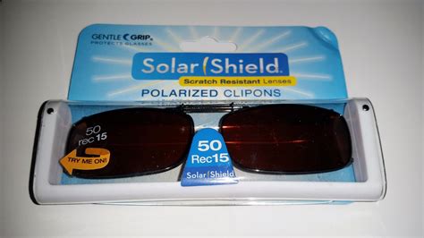 Amazon Solar Shield Rec Polarized Clip On Sunglasses Full