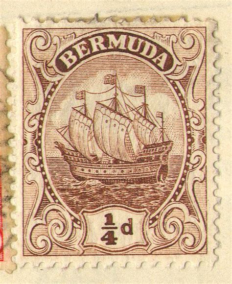 Bermuda Postage Stamp Design Vintage Postage Stamps Postage Stamp Art