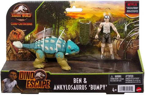 Jurassic World Camp Cretaceous Dino Escape Ben Ankylosaurus Bumpy ...