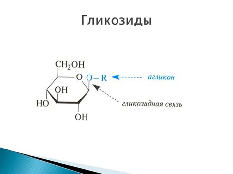 Гликозиды - Химия