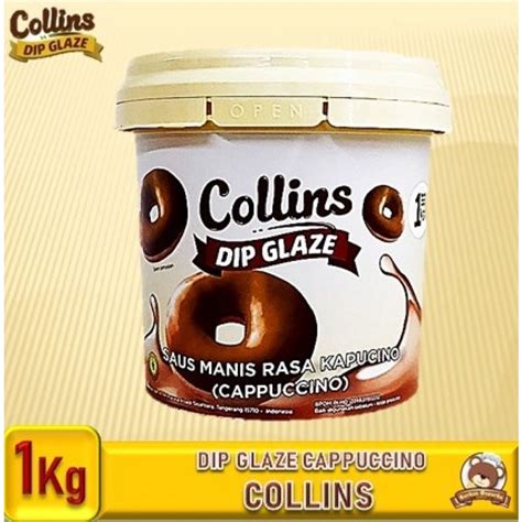 Jual Collins Dip Glaze Cappucino Selai 1Kg COD Shopee Indonesia