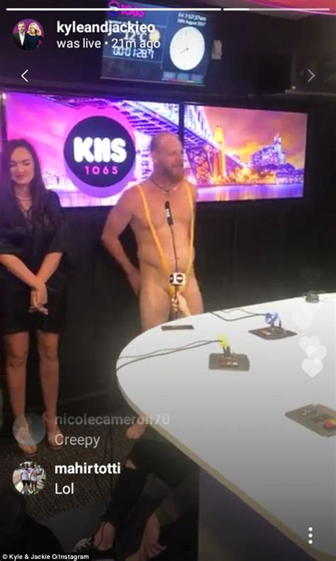 KIIS FM Naked Dating Contestant Becomes Visibly Excited Daily Mail Online