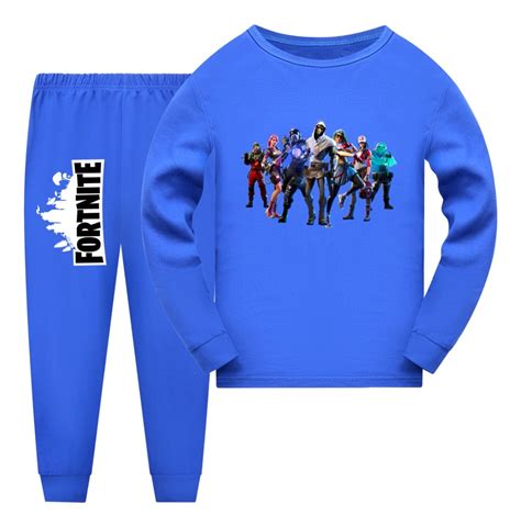 Fortnite Dance Moves Pajama Set Long Sleeve Shirt And Pants For Kids Fun