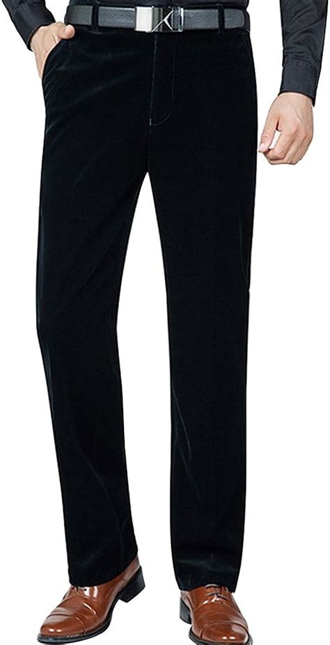 ZONGMIC Pantalon Homme en Velours Côtelé Coupe Droite Tissu Confortable