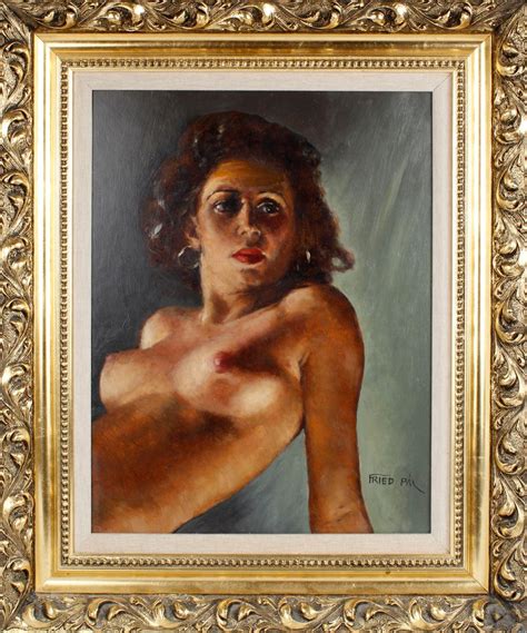 Lot FRIED PAL ORIGINAL OIL BOARD NUDE