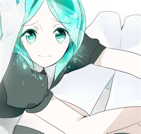 Safebooru 2others Androgynous Aqua Eyes Aqua Hair Diamond Houseki No