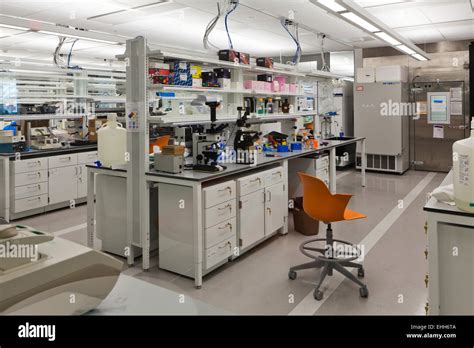 University Science Lab Usa Stock Photo Alamy