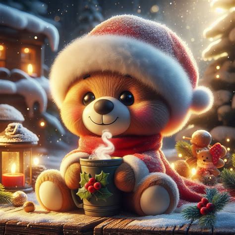 Cute Christmas Teddy Bears Aranyos Kar Csonyi Maci Megaport