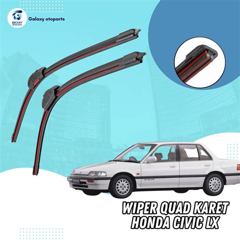 Jual Wiper Quad Blade Honda Civic LX Wiper Mobil Frameless Model 4