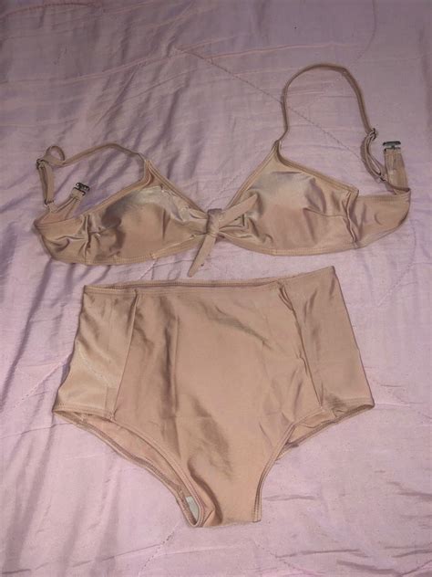 Vida Swimwear Nude Large Bikini Two Piece Women S Fashion Swimwear Bikinis Swimsuits On