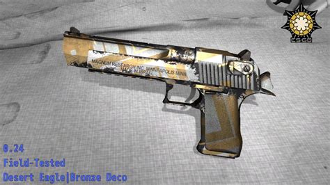 Desert Eagle Bronze Deco Skin Wear Preview YouTube