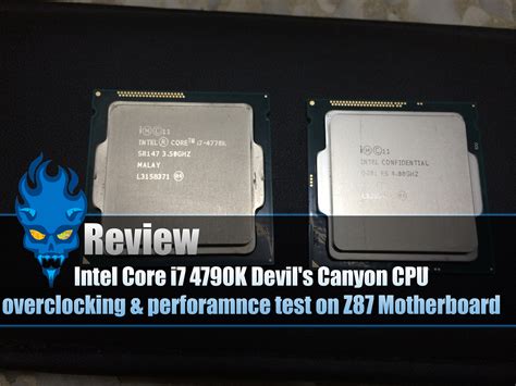 I7 4790K Promotion et meilleur prix 2024