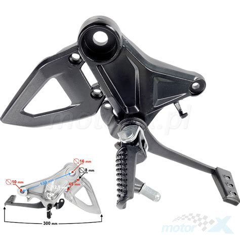 Podnóżek kierowcy prawy Barton Naked Motor X