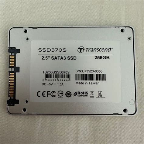 Yahoo!オークション - Transcend TS256GSSD370S 2.5inch SSD SATA 256GB ①
