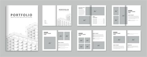 Architecture Portfolio Design Template, Portfolio Architecture And ...