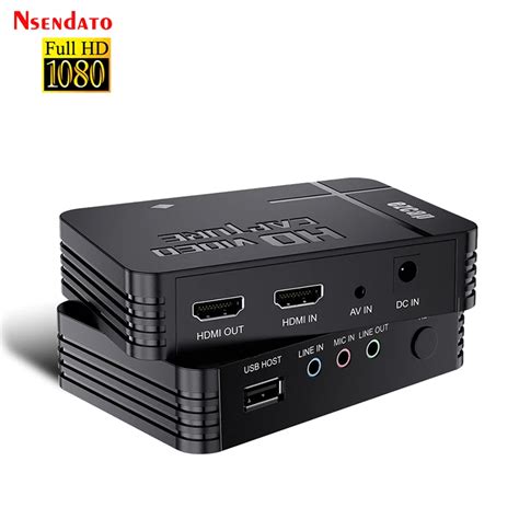 NSendato Ezcap 321 HDMI видеозахват 1080P | AliExpress