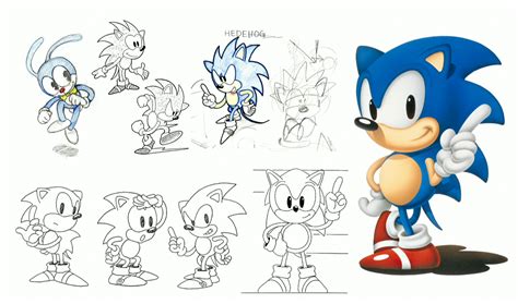 Sonic Character Model Sheet