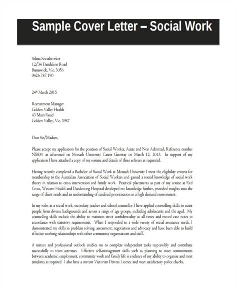 24 Sample Work Application Letters