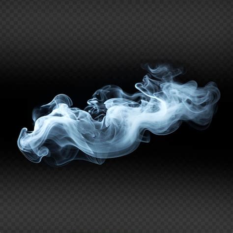 Premium PSD | White smoke isolated