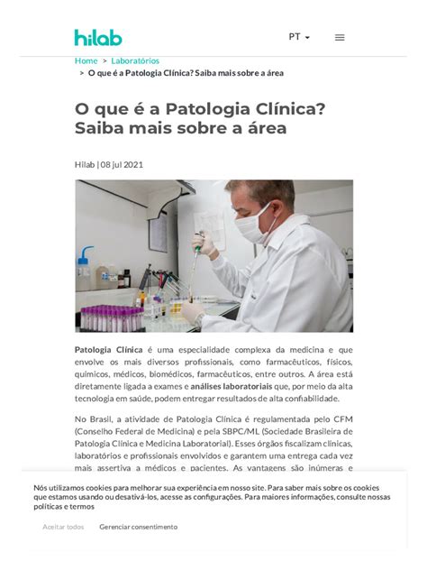 O Que É Patologia Clinica - O Que É A Patologia Clínica - Saiba Mais Sobre A Área - Hilab - Exames ...