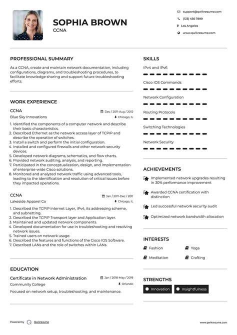 Ccna Network Engineer Resume Samples 1