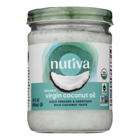 Nutiva Organic Virgin Coconut Oil Superfood Unrefined Oz