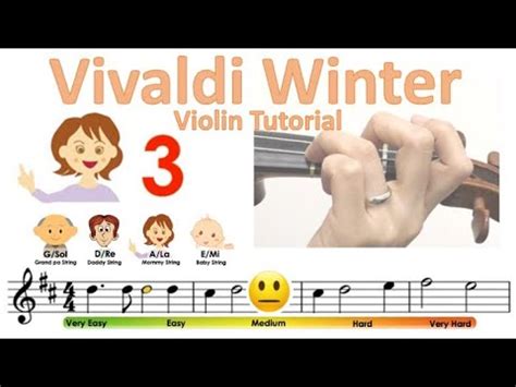 Vivaldi Winter From Four Seasons Nd Mv Largo Easy Version Sheet Music