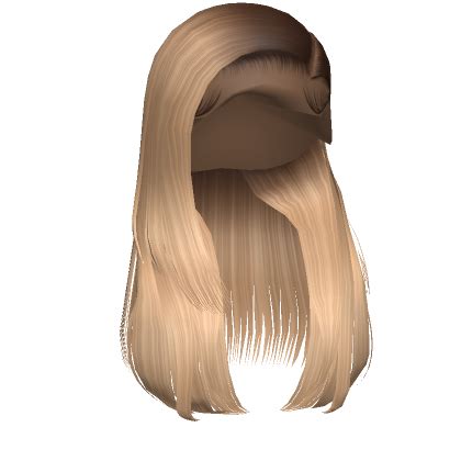 Layered Side Part In Blonde W Dark Roots Roblox