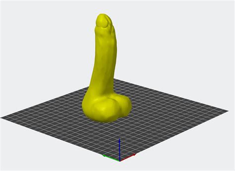 Realistic Dildo Stl File Dick D Model Etsy Uk