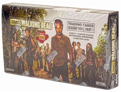 The Walking Dead Season 3 Part 1 Trading Cards Box Cryptozoic 2014 Da Card World