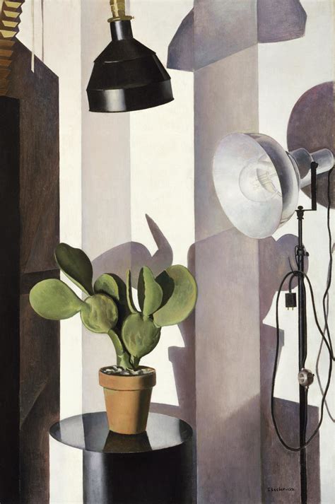 Cactus 1931 By Charles Sheeler Paper Print Philadelphia Museum Of