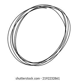 Form Circle One Line Unravels Chaos Stock Vector (Royalty Free ...