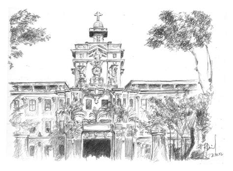 Ust Main Building By Rlouis95 On Deviantart