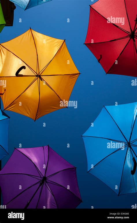 Red And Blue Sun Umbrellas Hi Res Stock Photography And Images Alamy