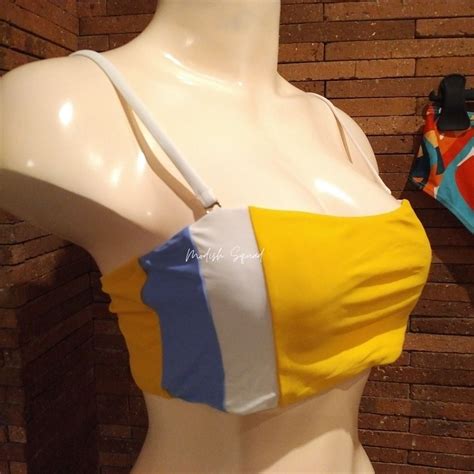 BNEW SHEIN Swimsuit SHEIN Bikini Set Large Swimsuit Yellow Swimsuit