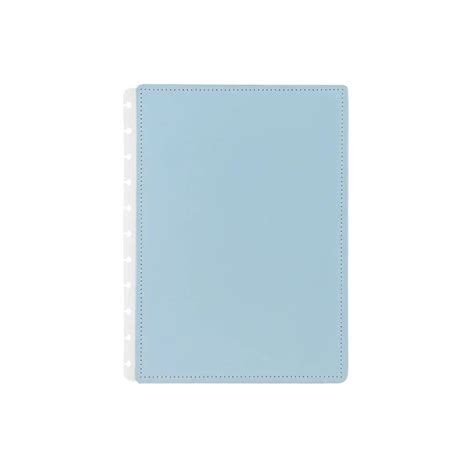 Capa E Contracapa Caderno Inteligente Grande - Caderno Inteligente Capa e Contracapa Grande Azul Pastel - Lemon Paper