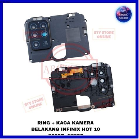 Jual RING LENSA CAMERA KACA KAMERA BELAKANG INFINIX HOT 10 ORIGINAL