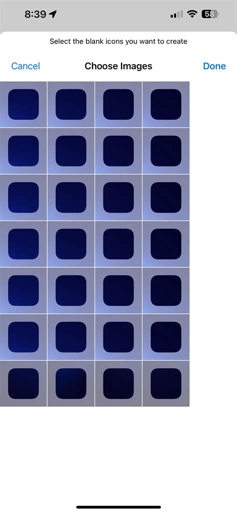Create blank icons for your home screen : r/shortcuts