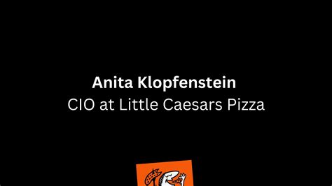 Webinar 1 Highlights - Anita Klopfenstein of Little Caesars Pizza