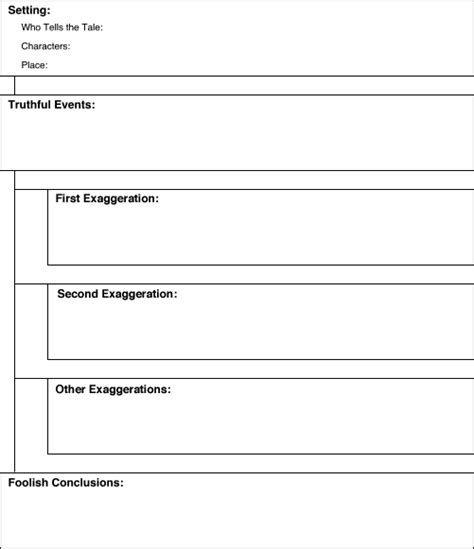 Tall Tale Graphic Organizer Artofit