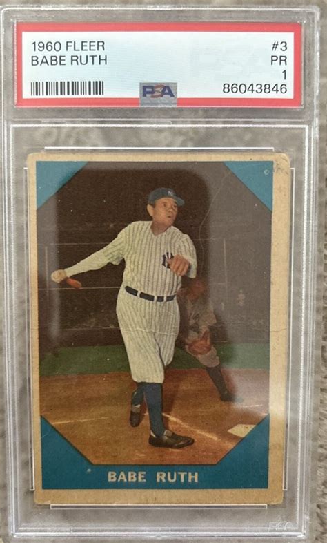 Auction Prices Realized Baseball Cards 1960 Fleer Babe Ruth