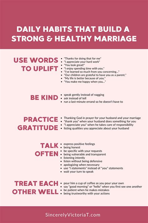 5 Everyday Habits That Build A Healthy Marriage Artofit