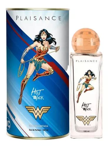 Perfume Feminino Hot In Black Wonder Woman Edp Ml Plaisance Mercadolivre