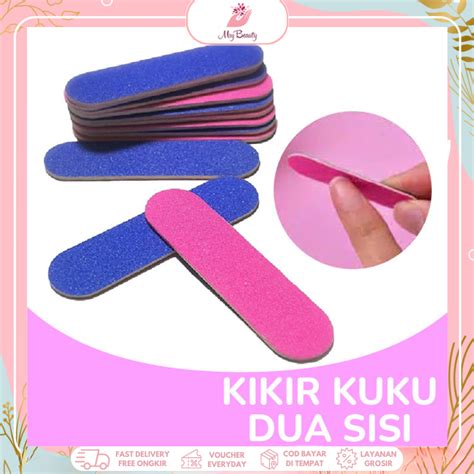 jual msy pcs kikir kuku mini  manicure pedicure nail art kikir