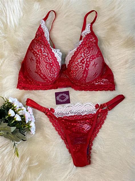 Conjunto Bella Lingerie Rendada Bojo Calcinha Fio String Doce Lingerie Loja Virtual De
